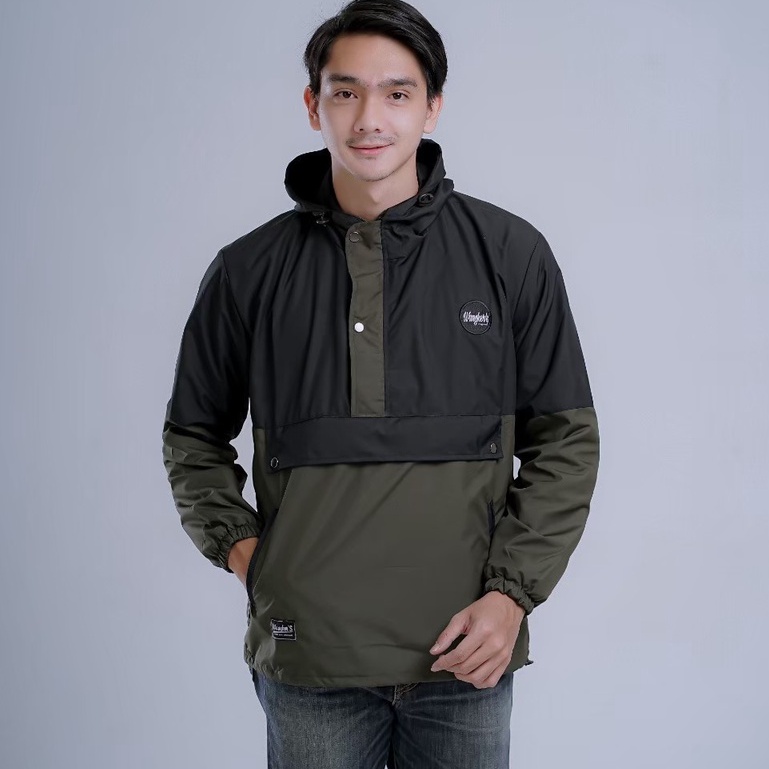 JAKET CAGOULE PRIA KOMBINASI WARNA PREMIUM / JAKET CAGOULE ORIGINAL WANGKERS