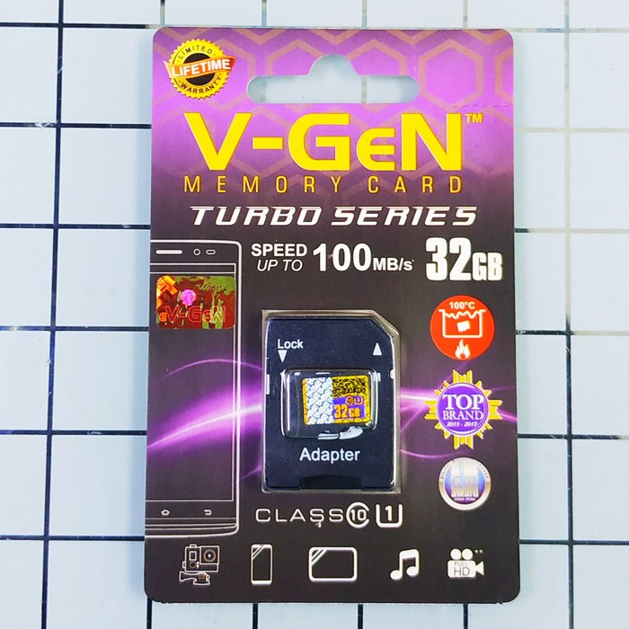 V-Gen Memory Card Micro SD 32GB Class 10