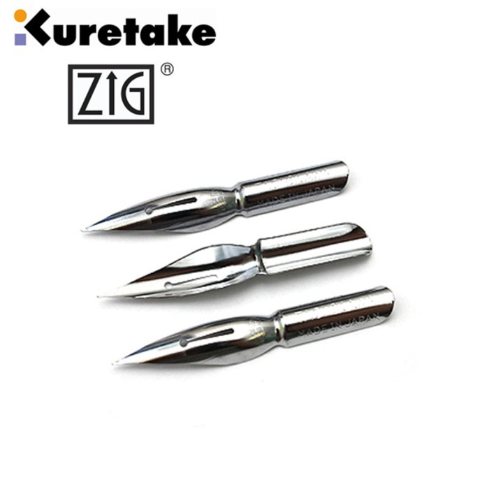 Kuretake Saji-Pen (Pen Nib) Set isi 3