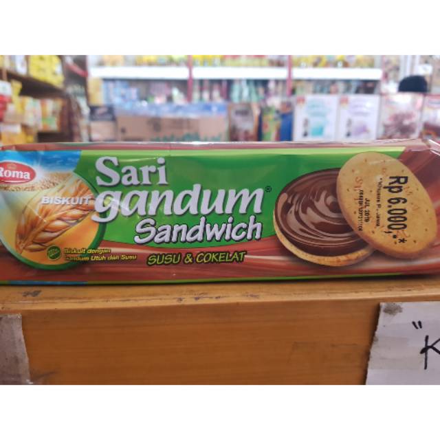 

ROMA SARI GANDUM PEANUT, COKELAT