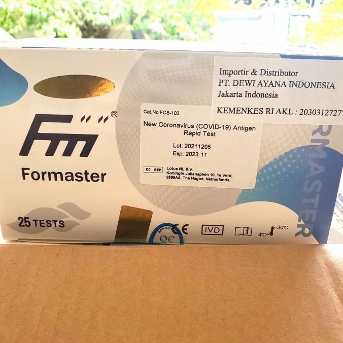 Formaster Antigen Ag Isi 25T Omicron Deteksi
