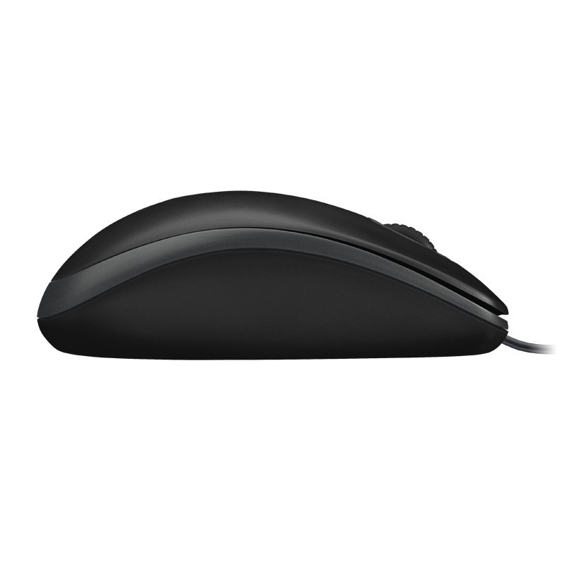 Gs8 Logitech Wired Mouse Kabel Berkualitas B100 Kantor Office Profesional Hitam