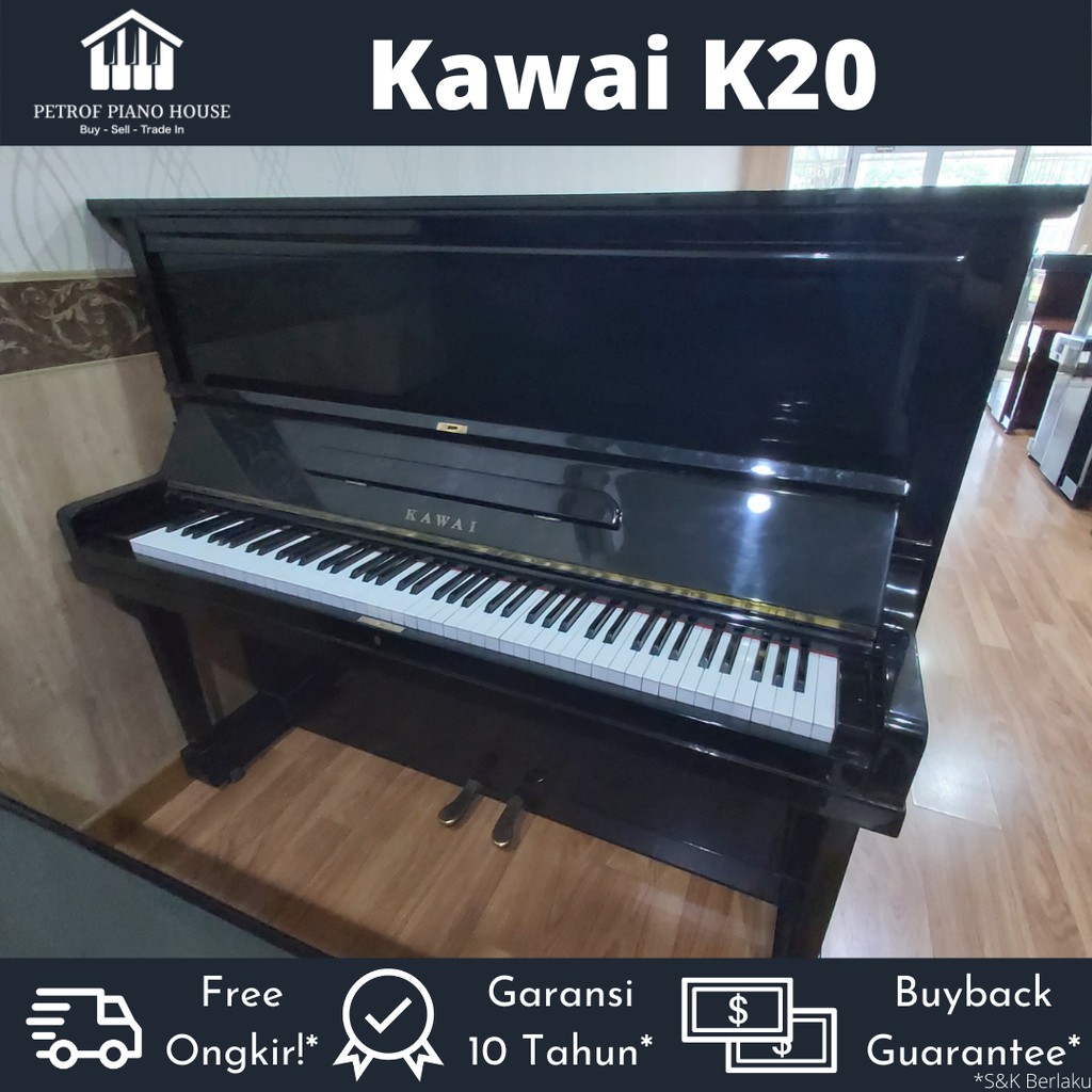 Kawai K20 Upright Piano Bekas Second