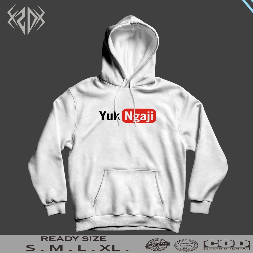 Hoodie Yuk Ngaji Kaos Muslim / HOODIE PRIA / JAKET PRIA / HOODIE KEREN