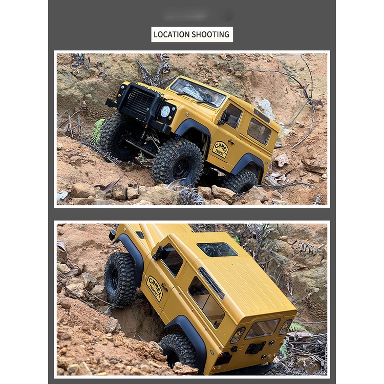 RC Car MN999 MN-999 Mobil Adventure Landrover Defender 1/10 Full Propo