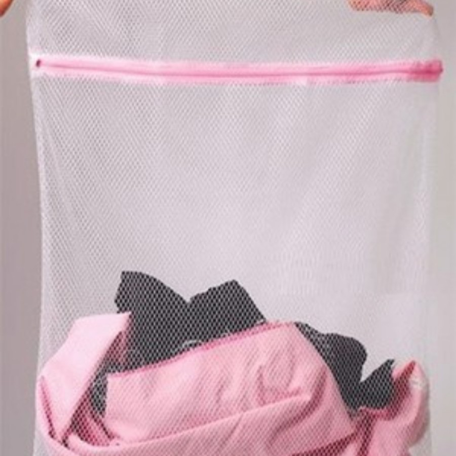 Laundry bag mesin cuci 30x40cm tempat baju kotor jaring zipper rumah on