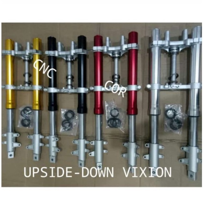 Upside Down Depan Cnc Vixion - Byson & Segitiga Shock