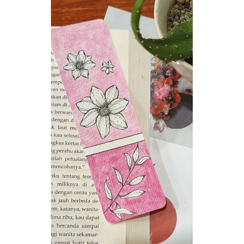 

Pembatas buku/bookmark (isi3) Flower Series 01