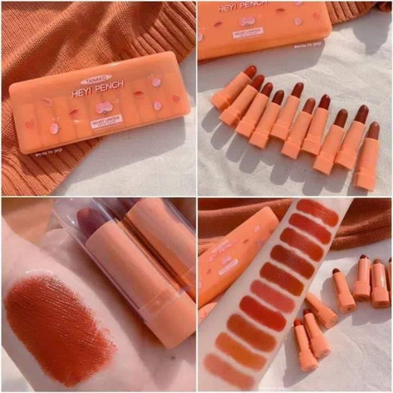 [PER PACK] LIPSTICK / LIPSTIK TANAKO HEY PENCH VELVET MATTE NO.HT-065