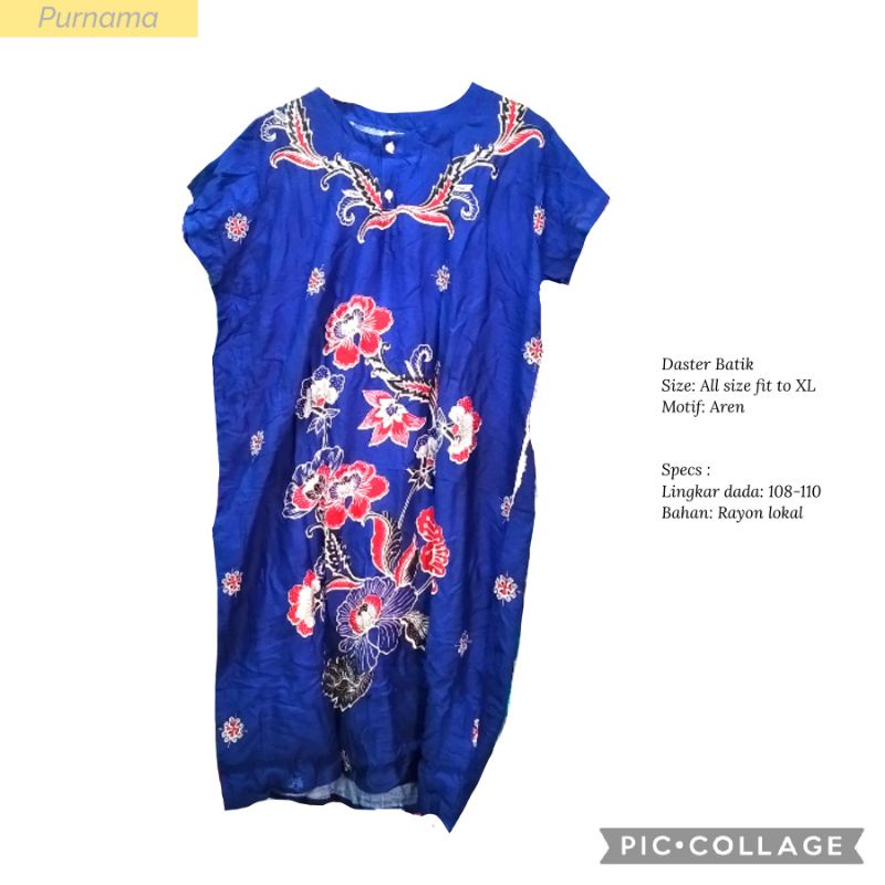 ( COD ) Daster Batik panjang bawah lutut Pekalongan Banyumas Solo Madura Yogya jogja cirebon murah k