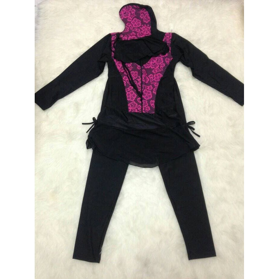 pakaian renang Baju Renang Muslim Dewasa Motif