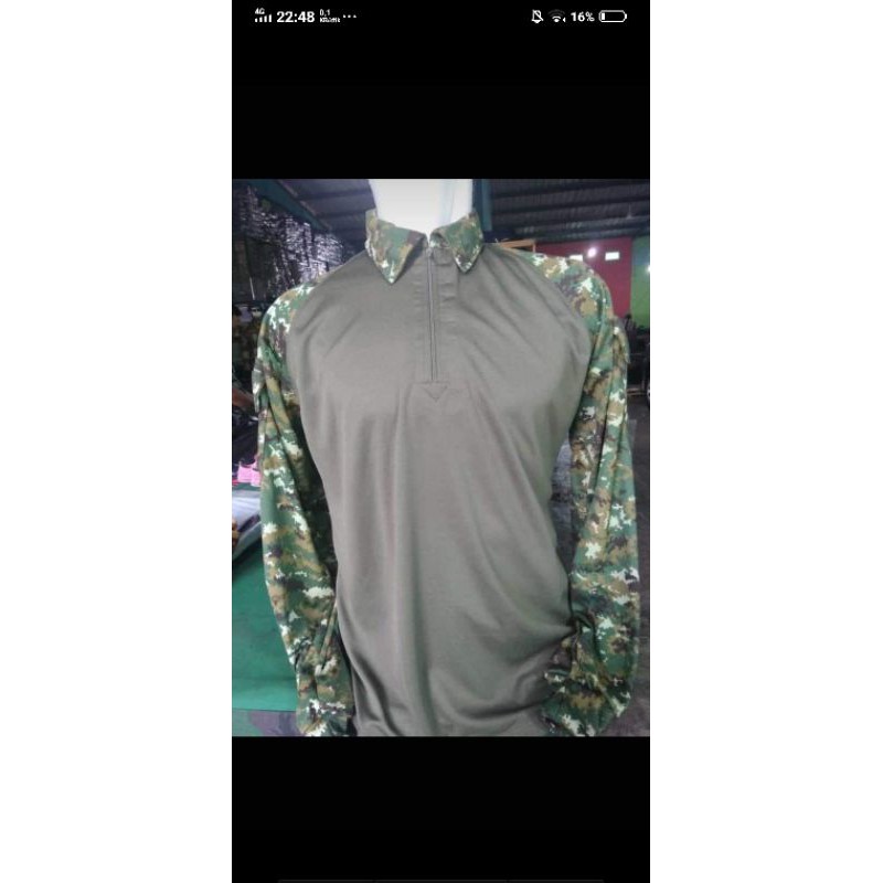 BDU DRYFIT COMBAT SHIRT LORENG TNI KOSTRAD/LINUD