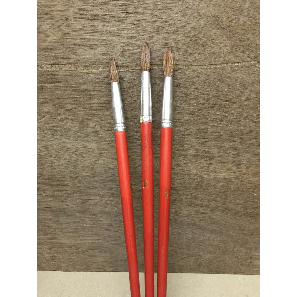 

kuas lukis kuas pensil air koas brush nomor 8 10