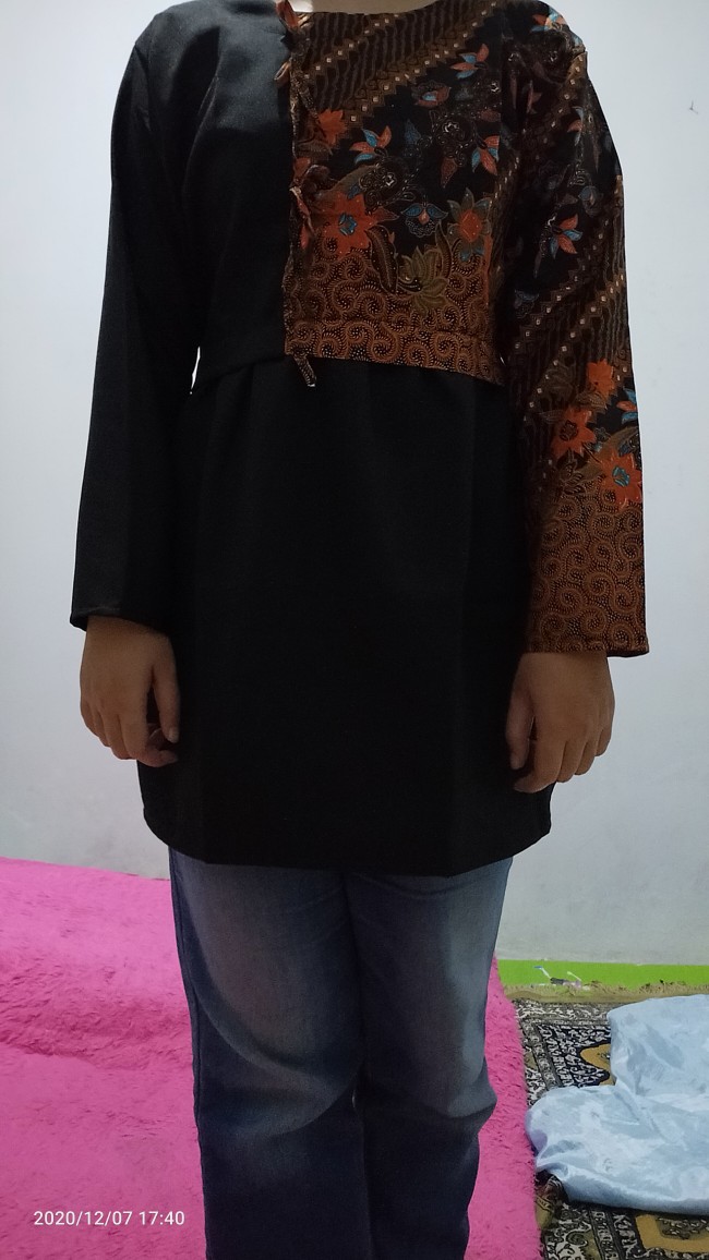 Baju Batik Wanita Modern Monalisa Genes M,l,xl Asli Pekalongan