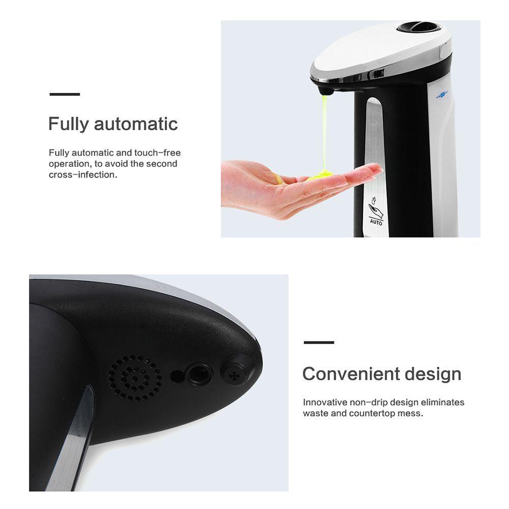 Dispenser Sabun Sensor Populer Perlengkapan Kamar Mandi Anti Karat Tanpa Sentuh Baru IR Sensor
