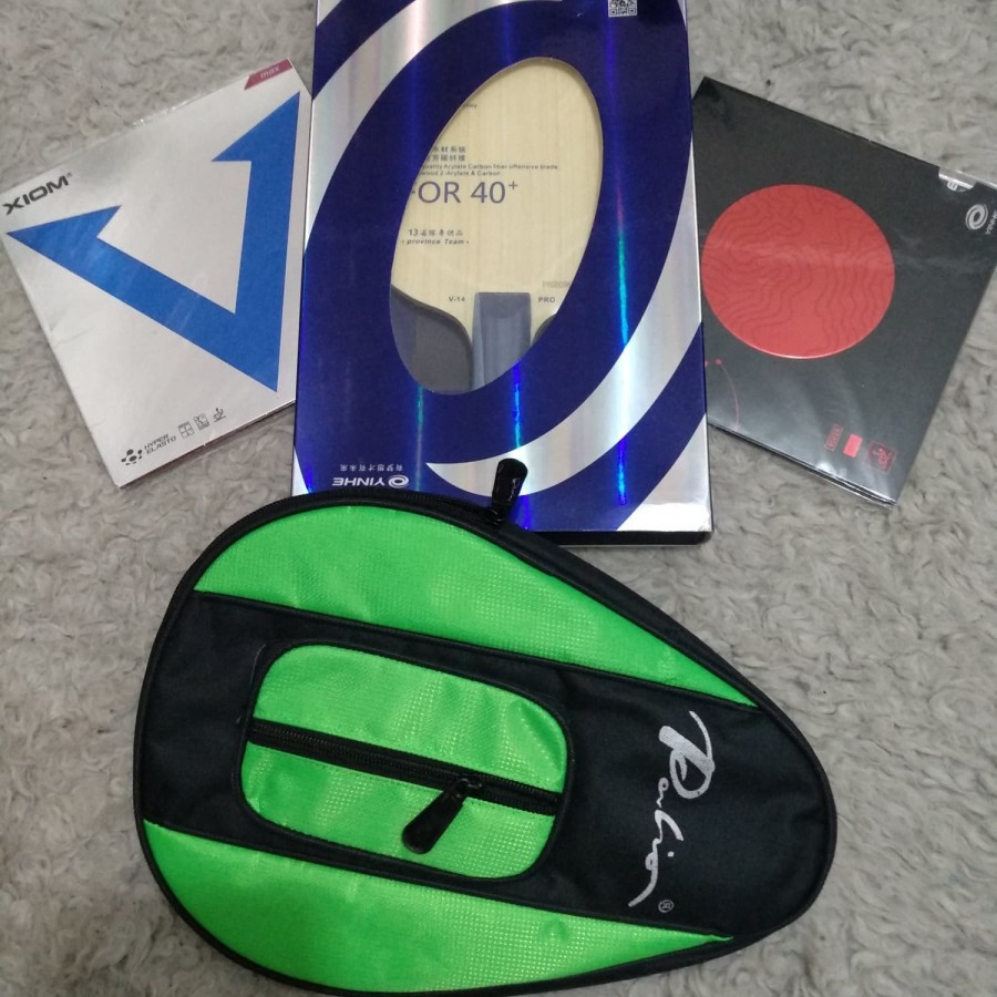 PAKET BET PINGPONG TENIS MEJA YINHE V 14 PRO PLUS RUBBER MURAH