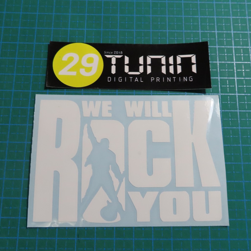 

Cutting Sticker Stiker Queen We Will Rock You