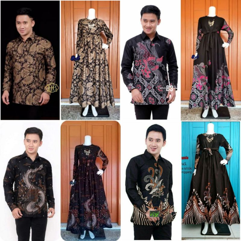 Batik Couple Keluarga - Maura Couple - Batik Couple Ori Ndoro Jowi Batik Couple keluarga