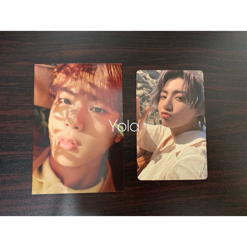 [Booked] PC Jungkook Butter Peaches + Jin Hybe Insight / Photocard BTS JK