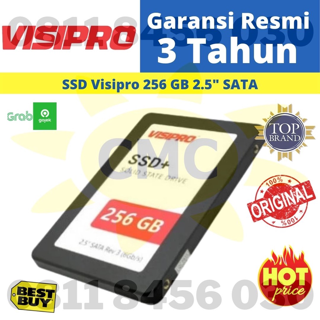 SSD 128GB 2.5&quot; SATA 3 VISIPRO RESMI ORIGINAL