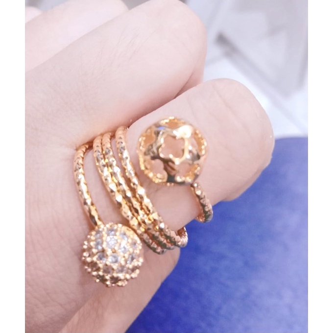 cincin wanita //cincin spiral//cincin per//cincin lilit//cincin kapis emas//cincin