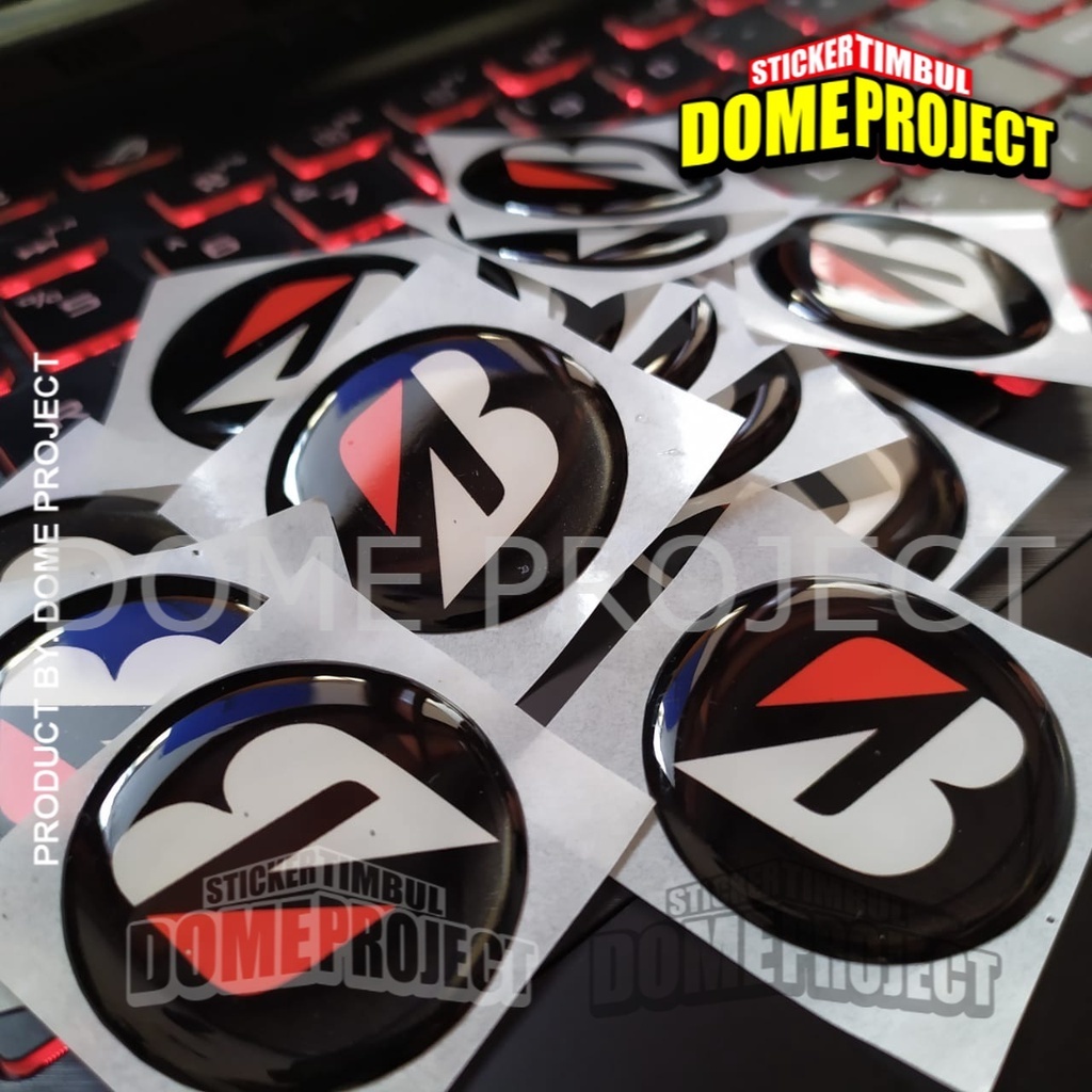 STIKER MOTOR BRIDGESTONE STIKER EMBLEM TIMBUL STIKER EMBLEM MOTOR OUTDOOR STIKER WATERPROOF