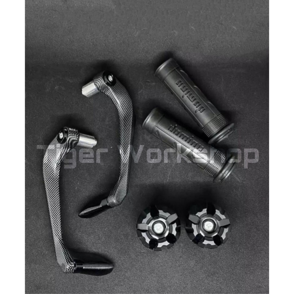 PAKET 3IN1 PROGUARD CARBON SABIT + JALU AS RODA + HANDGRIP DOMINO