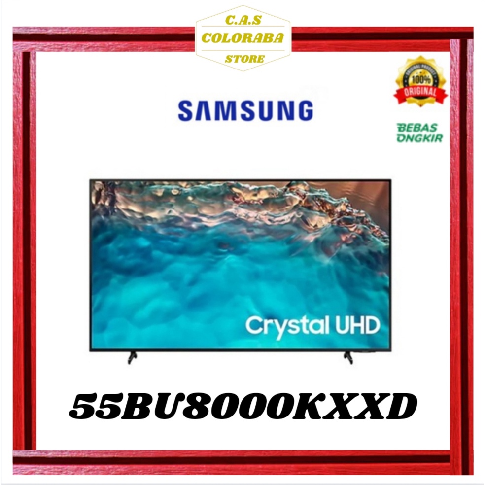 SAMSUNG LED TV 55 INCH UA55BU8000 SMART TV 4K SAMSUNG 55BU8000 BU8000 55BU TV SAMSUNG 55 INCH