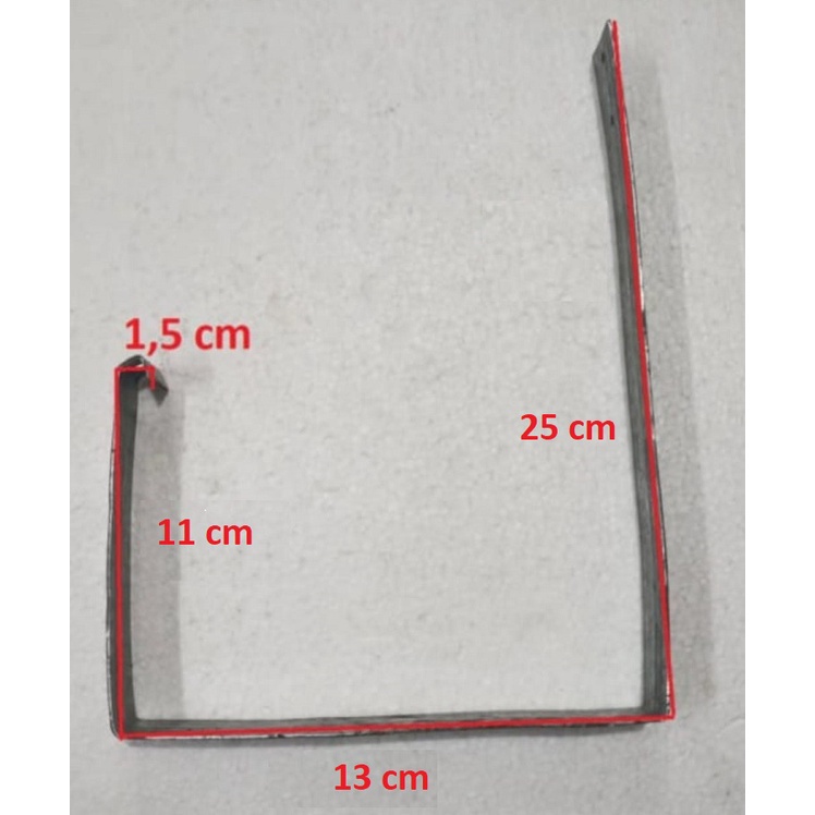 LANGGENG SG-140 Gantungan holder bracket klem clamp talang PVC kotak SG 140 4&quot; 4 inch 4inch