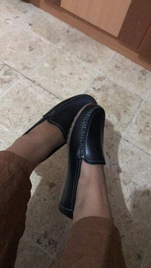 Sepatu Pantofel Wanita Formal Hitam Dan Putih  Donkeys Xr