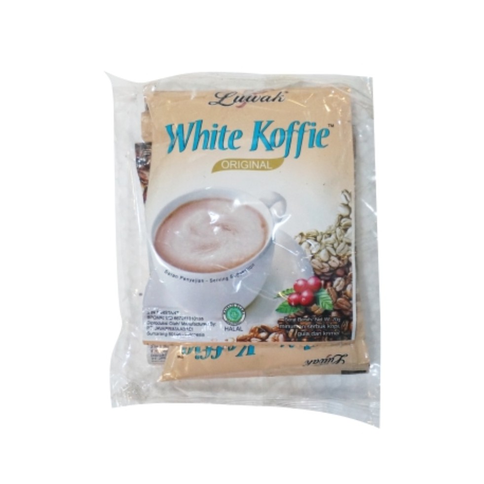 

LUWAK white Koffie Kopi Original ( 5 sch x @20 Gr ) - Kopi Instan Sachet