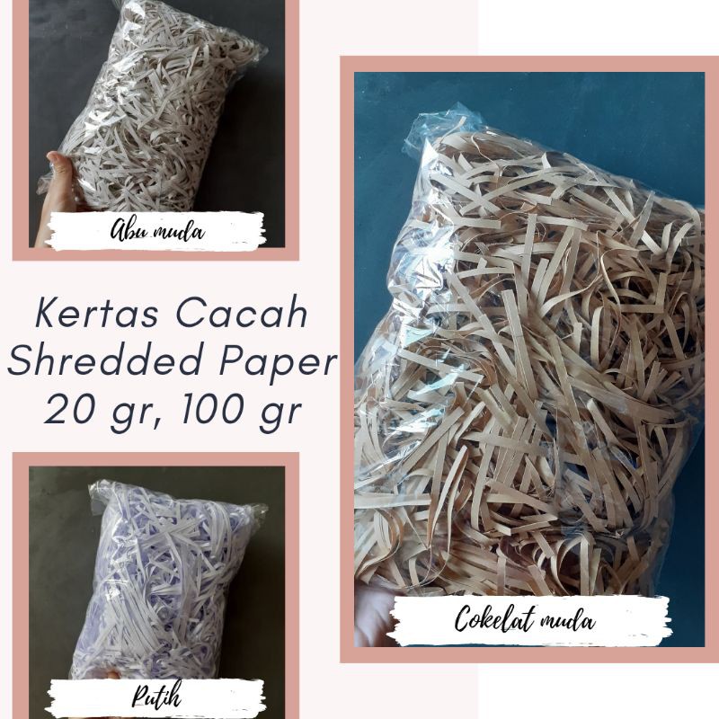 

Kertas Cacah Kertas Serut Shredded Paper Kertas Potong Aesthetic Alas Kado Hampers 20 gram 100 gram