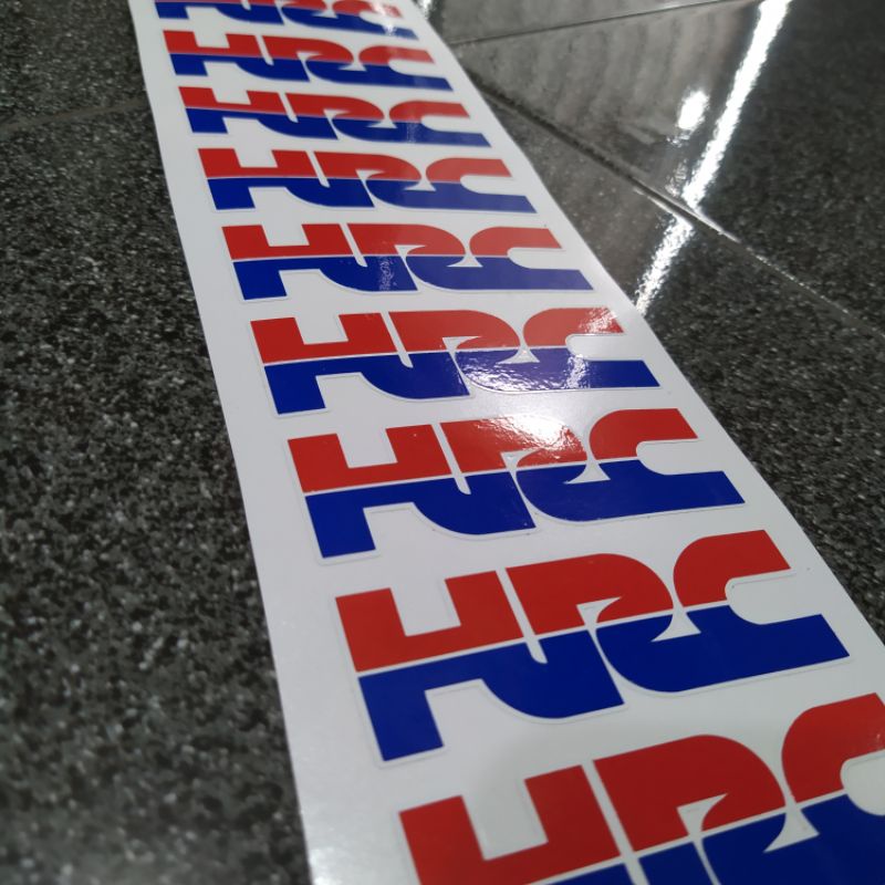 Sticker Cutting HRC Sticker HRC Honda Racing Stiker HRC