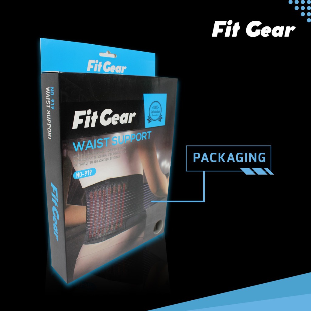 Waist Support / Pelindung Pinggang Fit Gear No 919