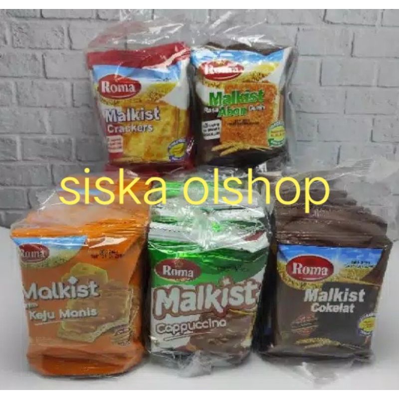 

Biskuit Roma Malkist Renceng (1 renceng isi 10 bungkus)