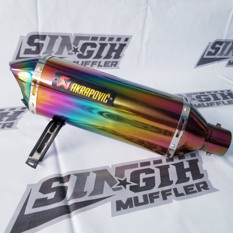 KNALPOT AKRAPOVIC VALENCIA BUAT MATIC NMAX-VARIO-PCX-BEAT-ADV-2