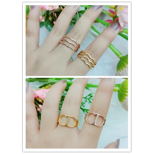 Cincin Titanium Perhiasan Fashion Set 3