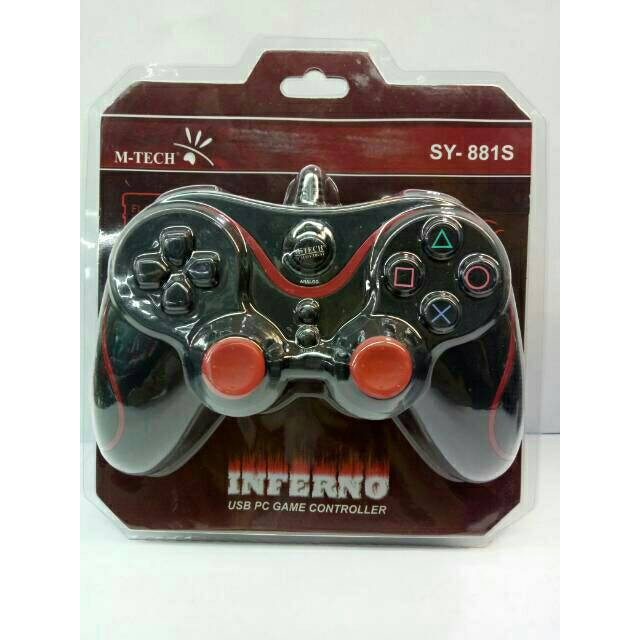 ITSTORE M-TECH SINGLE INFERNO SY881S JOYSTICK PC USB GAMEPAD mtech CONTROLLERS single inferno