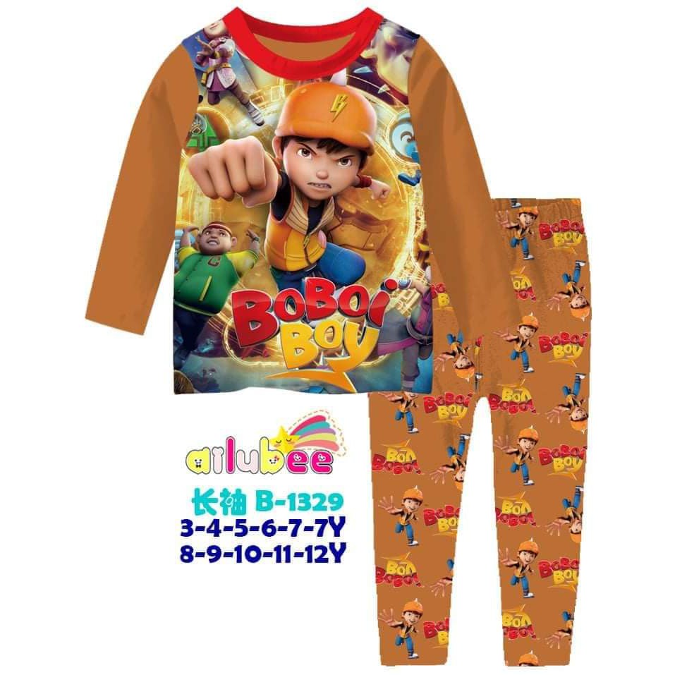 11Y   - BOBOIBOY BAJU TIDUR TEEN COWOK AILUBEE B1329