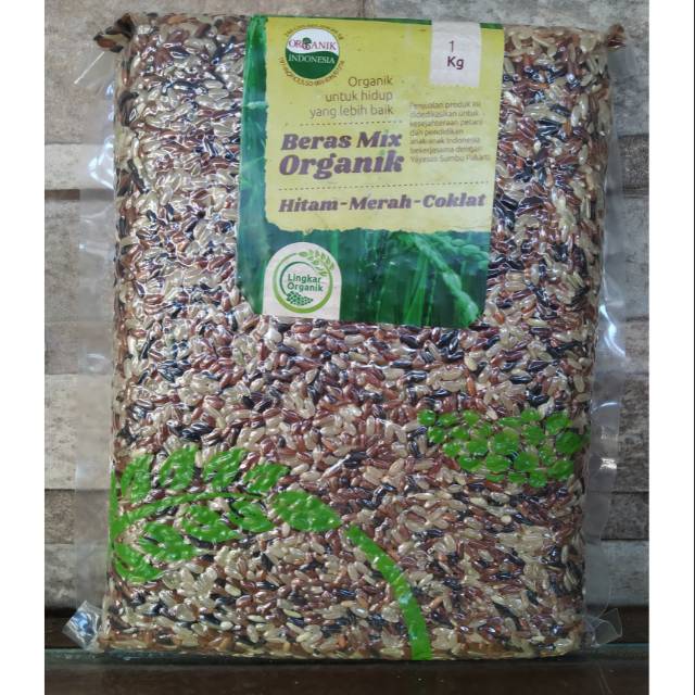 

Beras organik mix (merah hitam coklat)