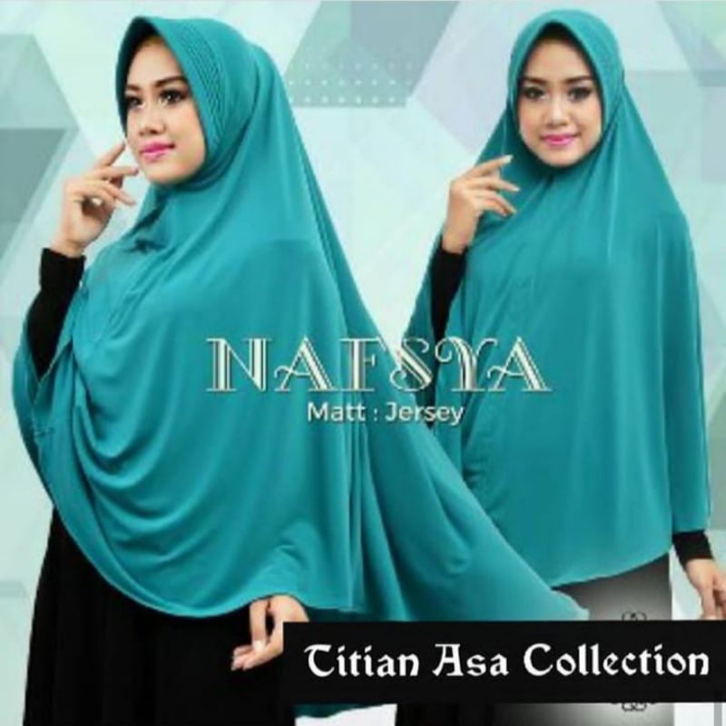 hijab syar'i /KERUDUNG JERSEY TITIAN ASA ORIGINAL SIZE XXL