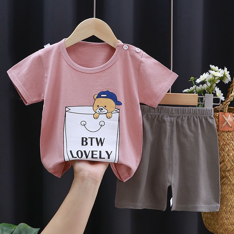 PUNCAK 3.3 stoberi - SETELAN BAJU BAYI IMPORT UMUR 0-24 BULAN/SETELAN BAJU LENGAN PENDEK BAYI