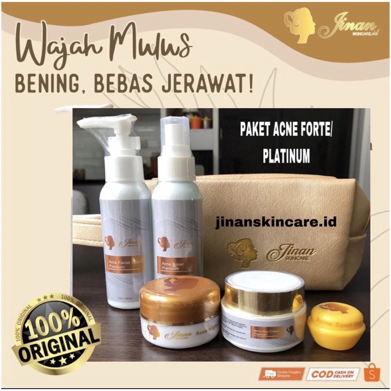 Paket Acne Jinan Skincare || Free Acne Spot Gell