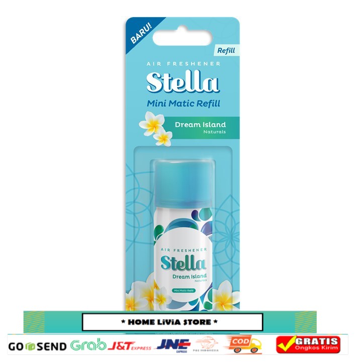 Stella Mini Matic Refill Pengahrum Udara Dream Island 40 ml