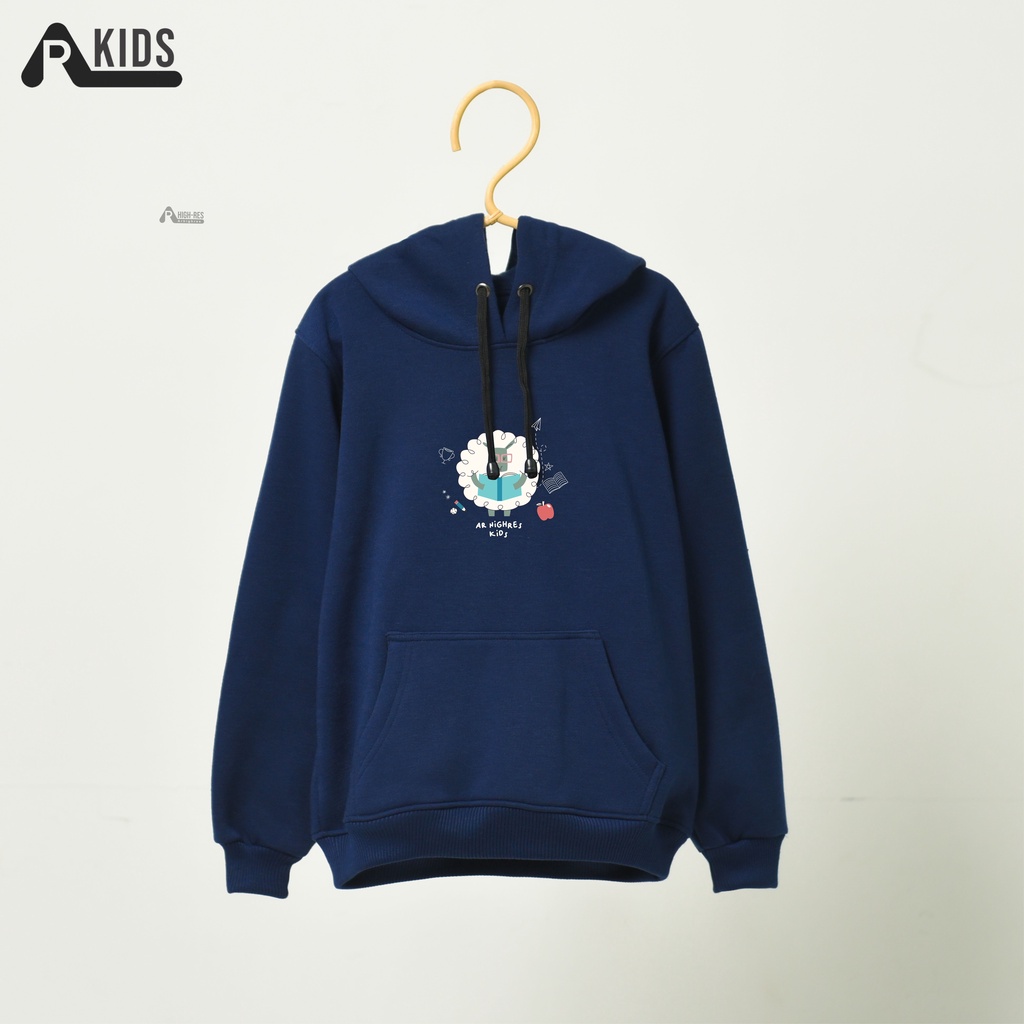 Hoodie / Sweater Anak Perempuan / Laki-laki (Unisex) Karakter Bahan Fleece Tebal Motif Sheep