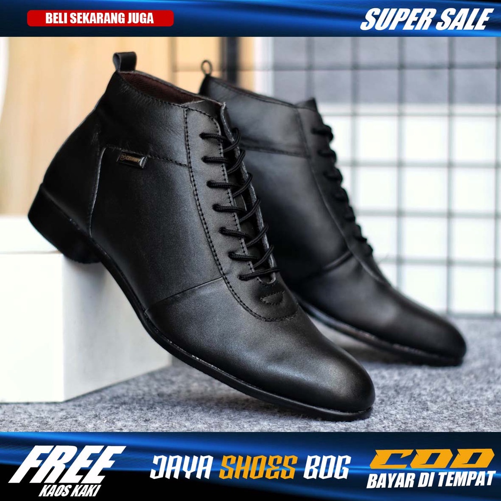 MAX|Sepatu Formal Pantofel Pria Kulit Asli Kerja Kantoran Asli Original