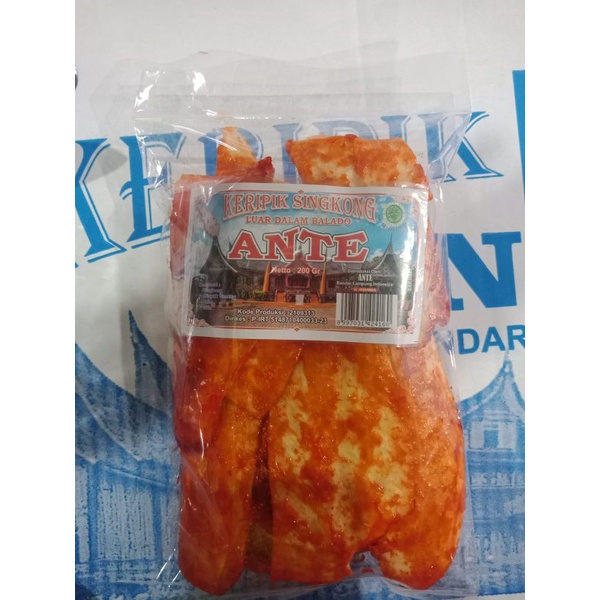 

keripik singkong balado ANTE