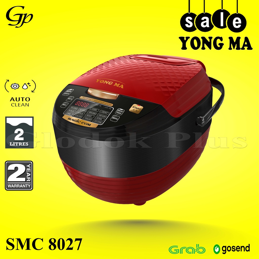 Yong Ma SMC 8027 Rice Cooker 2 Liter I Magic Com SMC8027 yongma