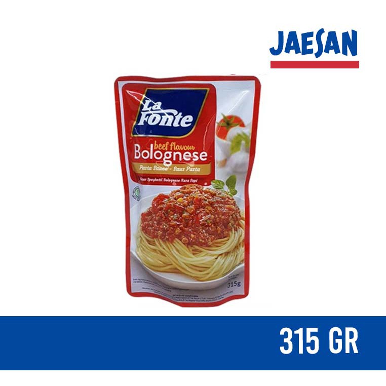 

LA FONTE SAUS PASTA BOLOGNESE 315 GR