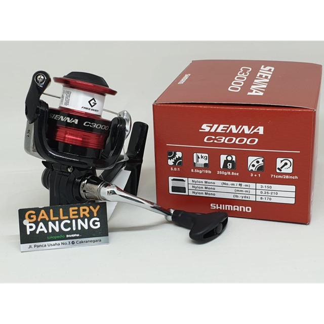 Reel Shimano Sienna C3000FG